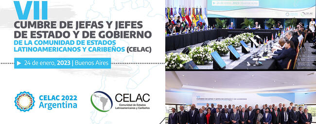 VII Cumbre de la CELAC | Buenos Aires, enero 24, 2023 (Foto: Cancillería Argentina / CELAC)