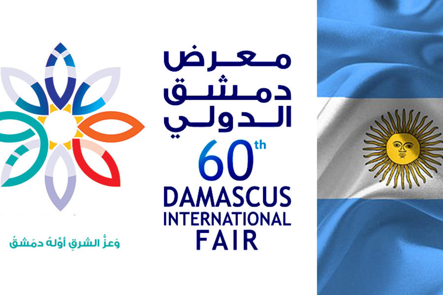 Apoyo sirio al stand argentino en la Feria Internacional