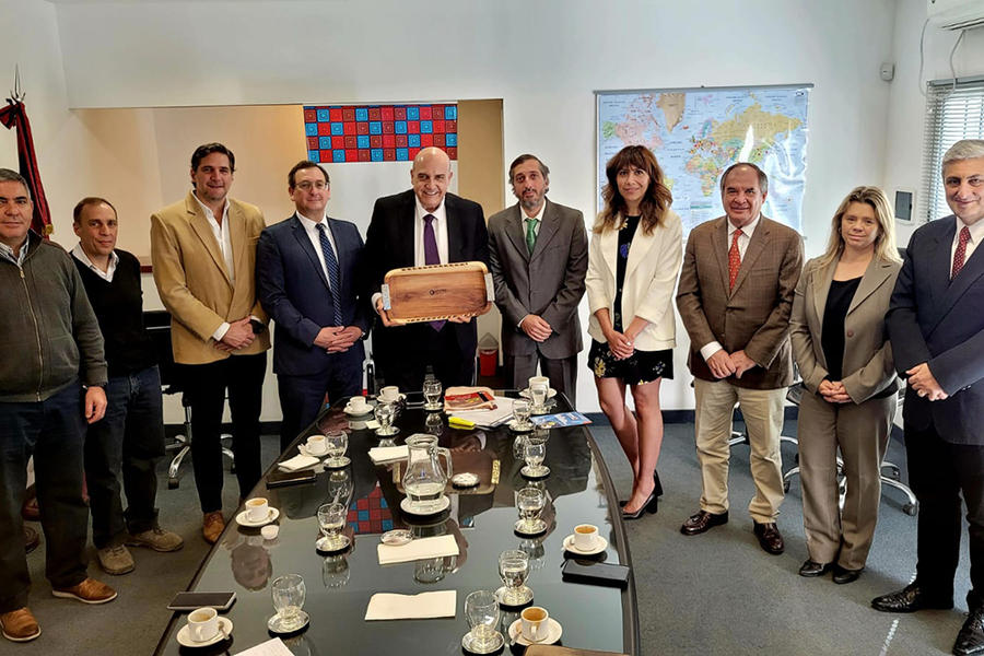 Reunión del Sr. Embajador de Siria, Dr. Sami Salameh, con autoridades de ProSalta | Julio 25, 2022 (Foto: Fundación ProSalta)