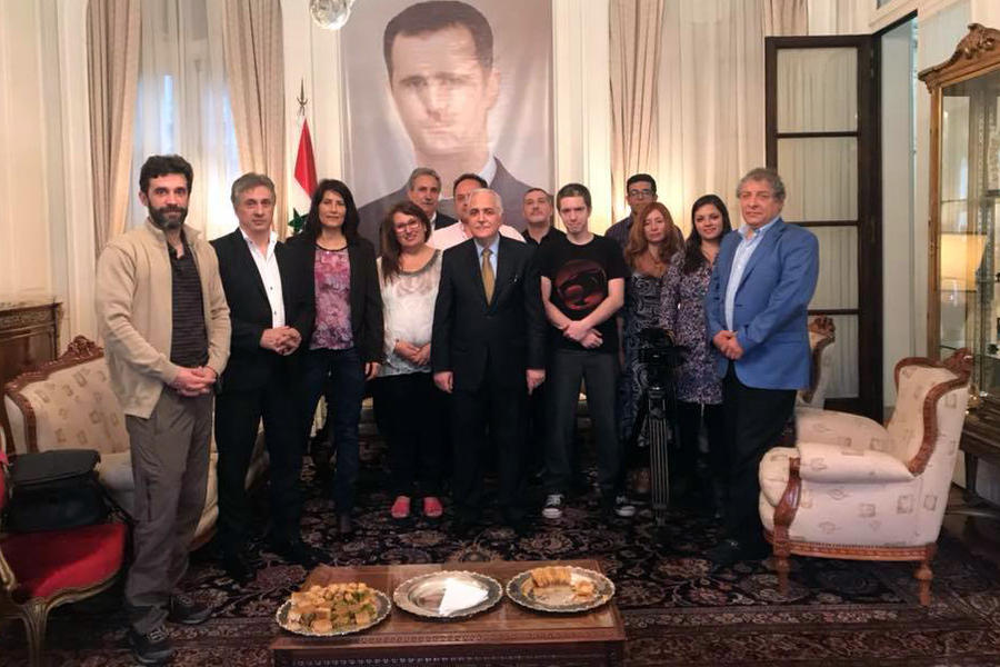 El Jefe de Misión de la República Árabe Siria, Dn. Maher Mahfouz, recibió a referentes de la prensa local especializada | Embajada de Siria en Buenos Aires, Diciembre 11, 2018