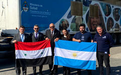Parte ayuda argentina a Siria por el terremoto 