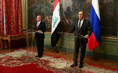 Conferencia de prensa conjunta de los ministros Fuad Hussein y Sergei Lavrov | Moscú, Nov. 25, 2020 (Foto Cancillería Fed. de Rusia) Conferencia de prensa conjunta de los ministros Fuad Hussein y Sergei Lavrov | Moscú, Nov. 25, 2020 (Foto Cancillería Fed. de Rusia)