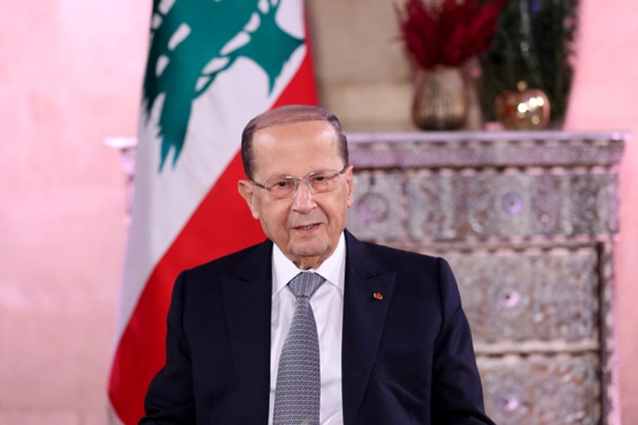 Aoun realzó los logros conseguidos en sus dos años como presidente