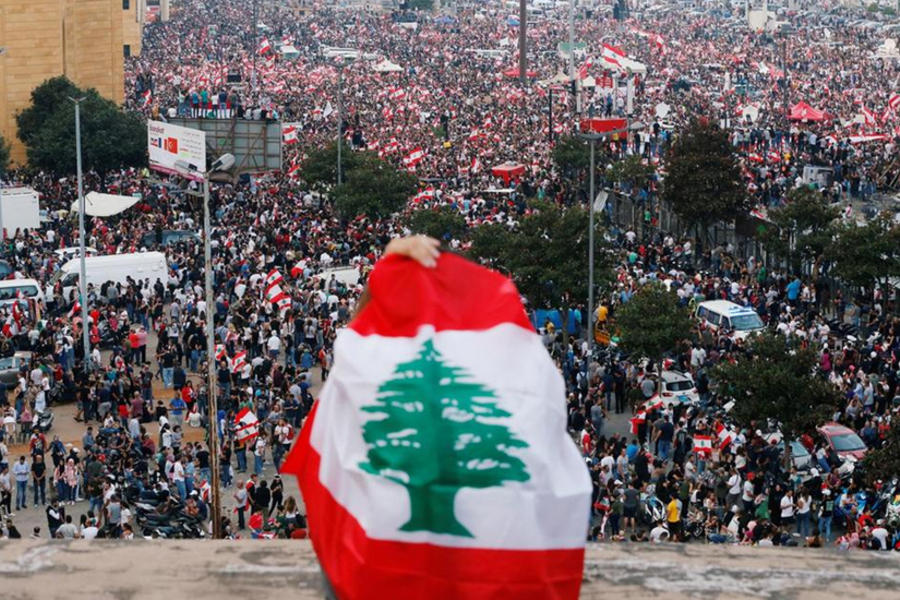 Continúan las protestas en el Líbano