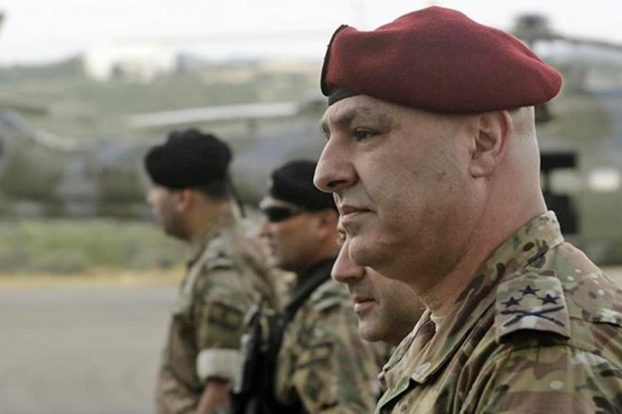 Jefe del Ejército libanés, Joseph Aoun.