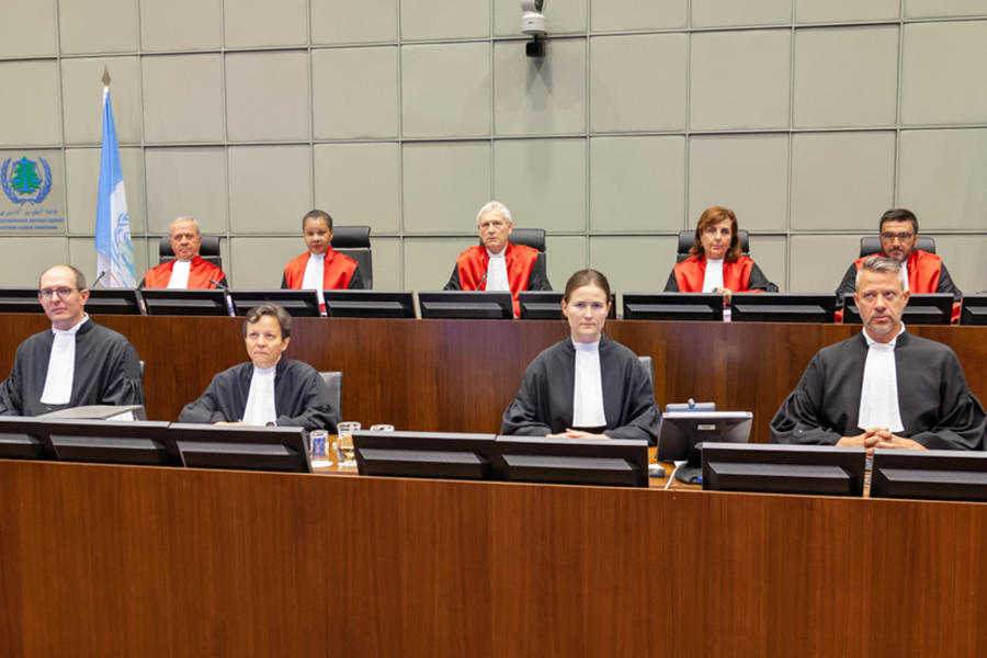 Audiencia ante el Tribunal Especial para el Líbano, 11 de septiembre de 2018. Foto: Justice Info.
