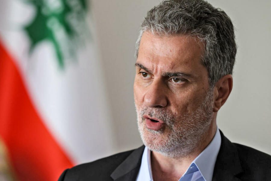 Walid Nassar, ministro de Turismo libanés. Foto: AFP.