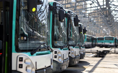 Nuevos autobuses públicos recorren las calles de Beirut Nuevos autobuses públicos recorren las calles de Beirut