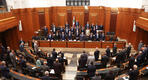 Sesión del parlamento en Beirut, Líbano, el 26 de septiembre de 2022. Foto: Reuters.