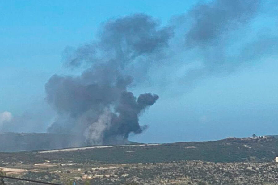 Aviones de combate israelíes lanzaron 12 incursiones contra la zona comprendida entre las localidades de Ramia y Aita al-Shaab.