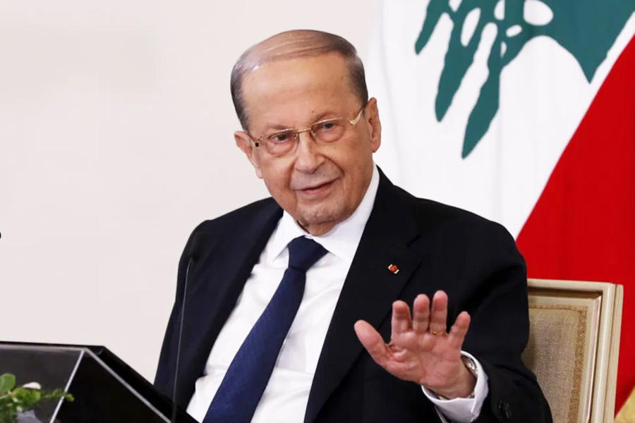 Michel Aoun, presidente libanés. Foto: Archivo.