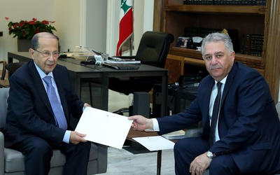 Presidente palestino agradeció a Aoun por su posición ante la ONU Presidente palestino agradeció a Aoun por su posición ante la ONU