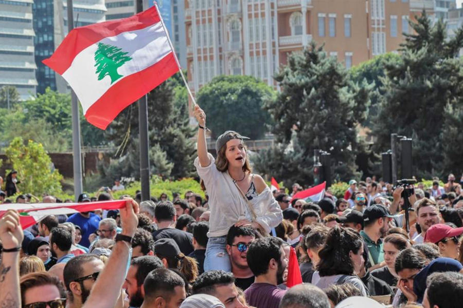 Un mes de protestas en Líbano