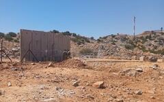 Bloques de concreto en las colinas de Kfar Chouba. Foto: Twitter.