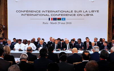 Conferencia sobre Libia. París, mayo 29, 2018 (Foto: Etienne Laurent / Reuters). Conferencia sobre Libia. París, mayo 29, 2018 (Foto: Etienne Laurent / Reuters).