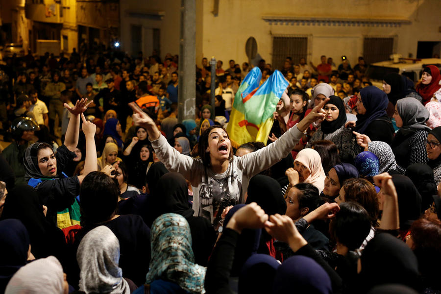 Protestas y detenciones en Marruecos