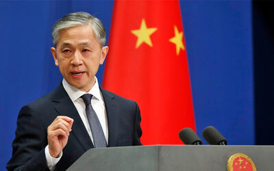 El portavoz de Exteriores, Wang Wenbin. Foto: EFE.