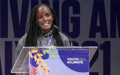 Vanessa Nakate, activista ugandesa, condena inacción para combatir el cambio climático