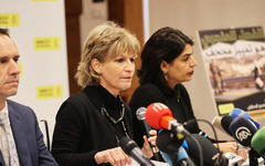 La secretaria general de Amnistía Internacional, Agnes Callamard, presentando el informe. Foto: EFE.