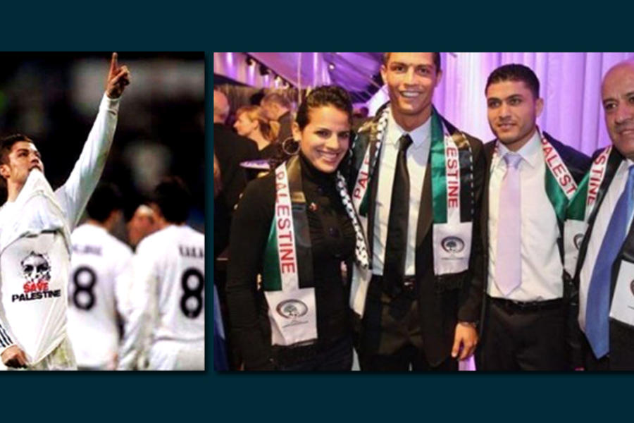 Cristiano Ronaldo donó 1,5 millones al pueblo palestino