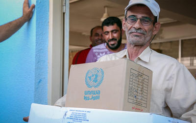 Foto: Twitter UNRWA. Foto: Twitter UNRWA.
