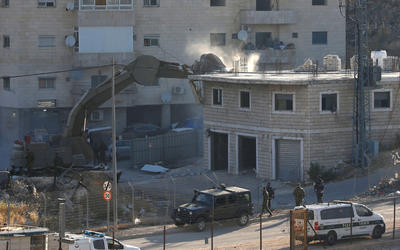 Ejército israelí destruye viviendas palestinas en Cisjordania Ejército israelí destruye viviendas palestinas en Cisjordania