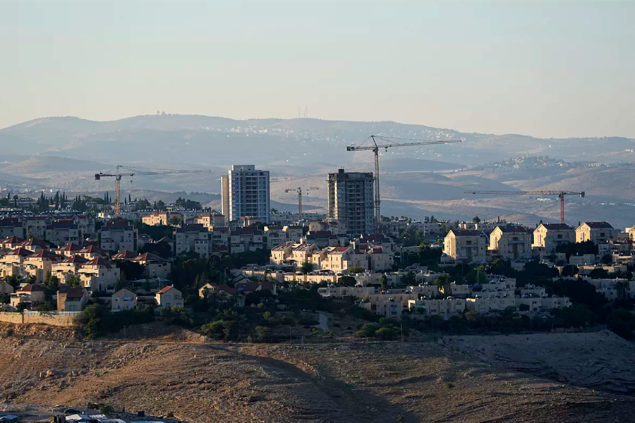 Asentamientos israelíes en Palestina ocupada. Foto: AP.-