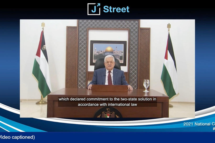 Mahmoud Abbas, presidente palestino. Foto: Captura de pantalla.