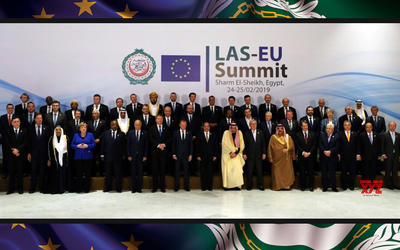 Foto oficial de la 1ª Cumbre Árabe-Europea | Sharm El Sheikh, Egipto, febrero 24, 2019 (Foto SocialNews) Foto oficial de la 1ª Cumbre Árabe-Europea | Sharm El Sheikh, Egipto, febrero 24, 2019 (Foto SocialNews)