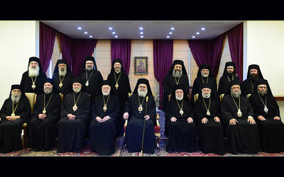 Los arzobispos metropolitas participaron del Santo Sínodo Antioqueno encabezado por el Patriarca Su Beatitud Juan X (Yazigi) | Balamand, Líbano, Octubre 8, 2021 (Foto: Patriarcado Antioqueno) Los arzobispos metropolitas participaron del Santo Sínodo Antioqueno encabezado por el Patriarca Su Beatitud Juan X (Yazigi) | Balamand, Líbano, Octubre 8, 2021 (Foto: Patriarcado Antioqueno)