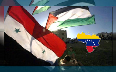 Siria y Palestina solidarias con Venezuela Siria y Palestina solidarias con Venezuela