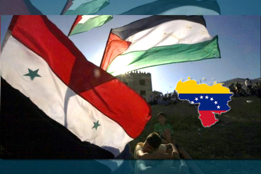 Siria y Palestina solidarias con Venezuela