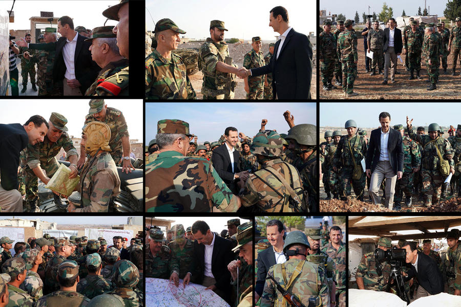 Visita del presidente Bashar Al Asad al frente de Idleb | Octubre 22, 2019 (Fotos: presidencia Siria)