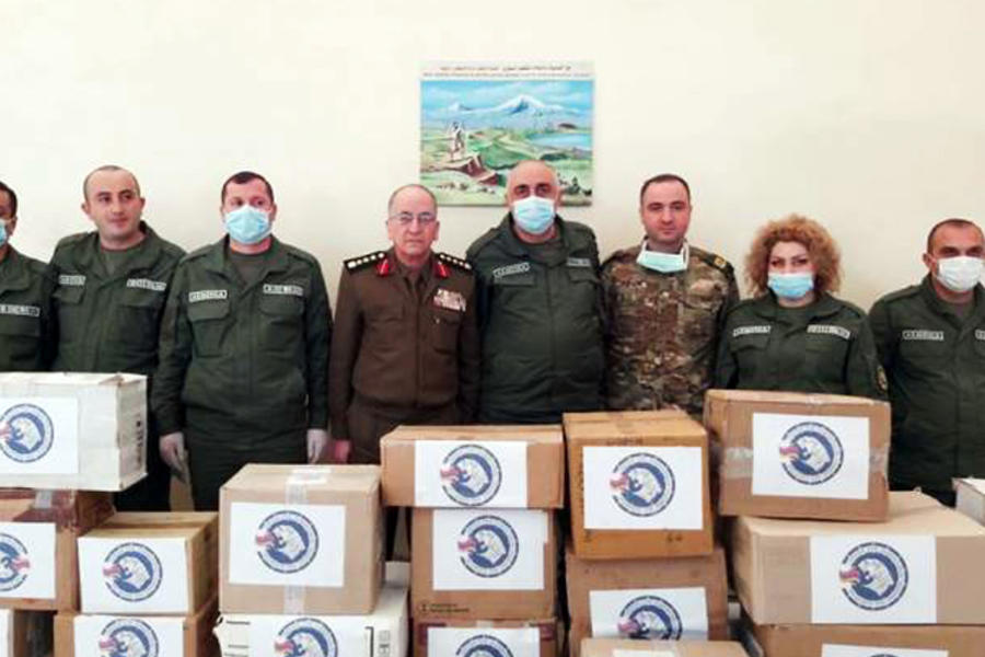 Armenia dona suministros médicos a Alepo