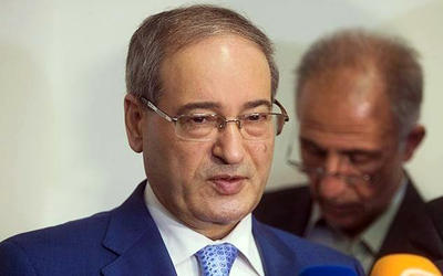 Ministro de Relaciones Exteriores y Expatriados de la República Árabe Siria, Faisal Mikdad Ministro de Relaciones Exteriores y Expatriados de la República Árabe Siria, Faisal Mikdad