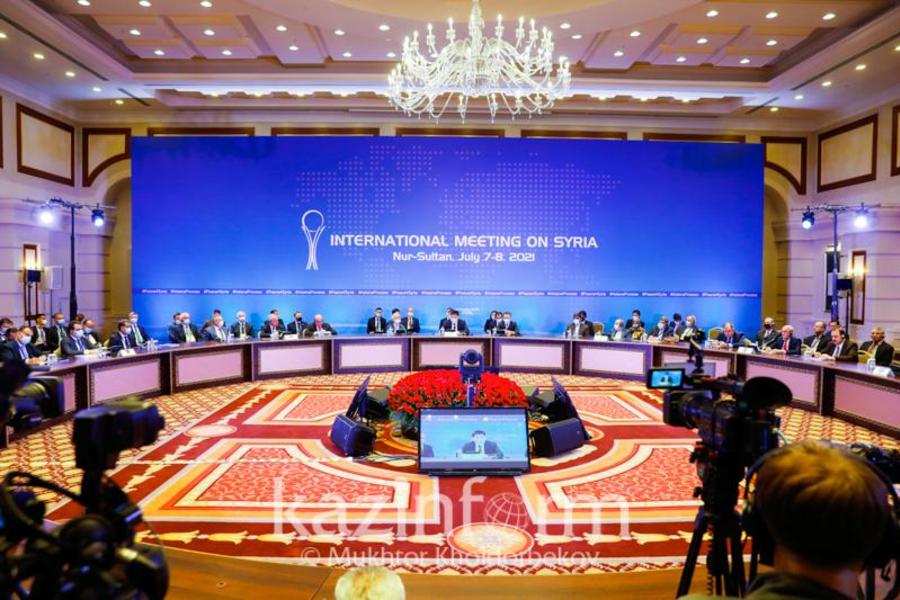 Sesión plenaria de la decimosexta reunión sobre Siria en el formato Astana | Nur-Sultán, Julio 8 de 2021 (Foto: Mukhtar Kholdorvekov / Kazinform)