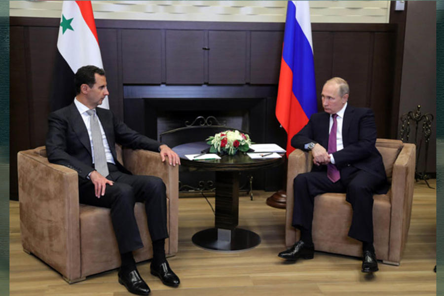 El presidente ruso Vladimir Putin recibió al presidente sirio Bashar Al Asad | Sochi, Noviembre 21, 2017 (Imagen SANA).