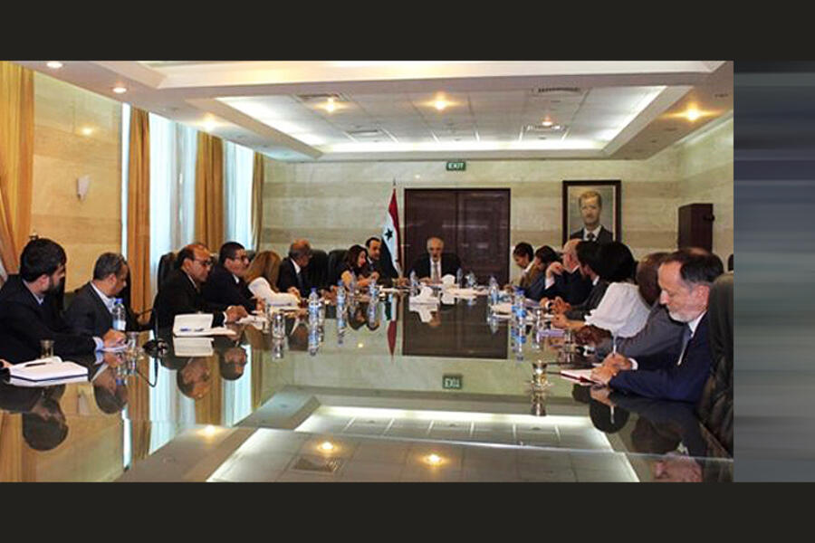 Damasco trata con la ONU implementación de proyectos de recuperación