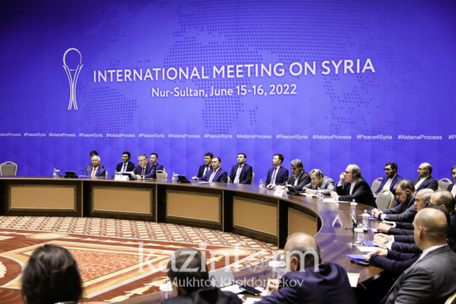 Plenario General de la 18ª reunión sobre Siria en el formato Astana | Nur-Sultán, Junio 16 de 2022 (Foto: Mukhtar Kholdorvekov / Kazinform)