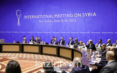 Plenario General de la 18ª reunión sobre Siria en el formato Astana | Nur-Sultán, Junio 16 de 2022 (Foto: Mukhtar Kholdorvekov / Kazinform)