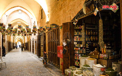 Restauración del zoco Al-Saqatiyah | Ciudad Vieja, Alepo, Siria (Fotos: George Orfalian / SANA) Restauración del zoco Al-Saqatiyah | Ciudad Vieja, Alepo, Siria (Fotos: George Orfalian / SANA)