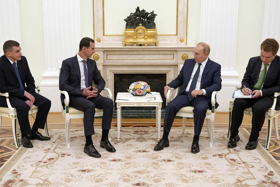 Cumbre entre los presidentes de Siria y Rusia, Bashar al-Asad y Vladimir Putin | Moscú, Septiembre 14, 2021 