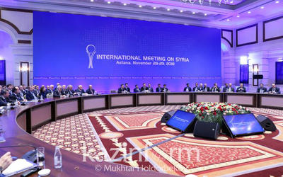 Plenario general del encuentro internacional Astana XI sobre la crisis en Siria | Astana, Noviembre 29, 2018 (Foto Mukhtar Holdorbekov) Plenario general del encuentro internacional Astana XI sobre la crisis en Siria | Astana, Noviembre 29, 2018 (Foto Mukhtar Holdorbekov)
