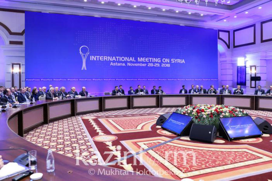 Plenario general del encuentro internacional Astana XI sobre la crisis en Siria | Astana, Noviembre 29, 2018 (Foto Mukhtar Holdorbekov)