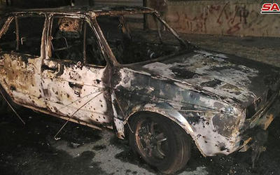 Remanente de ataque terrorista de la noche del 24 de octubre sobre barrios de Alepo (Foto SANA) Remanente de ataque terrorista de la noche del 24 de octubre sobre barrios de Alepo (Foto SANA)