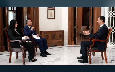 Imperdible entrevista al presidente de Siria Imperdible entrevista al presidente de Siria