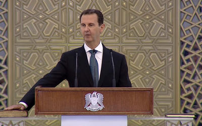 Juramento Constitucional del presidente Bashar al-Asad | Damasco, Julio 17, 2021 (Foto: Presidencia Siria) Juramento Constitucional del presidente Bashar al-Asad | Damasco, Julio 17, 2021 (Foto: Presidencia Siria)