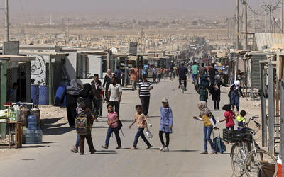 Campamento Al Zaatari, norte de Jordania / 1 de Octubre, 2015 (Imágen AP). Campamento Al Zaatari, norte de Jordania / 1 de Octubre, 2015 (Imágen AP).