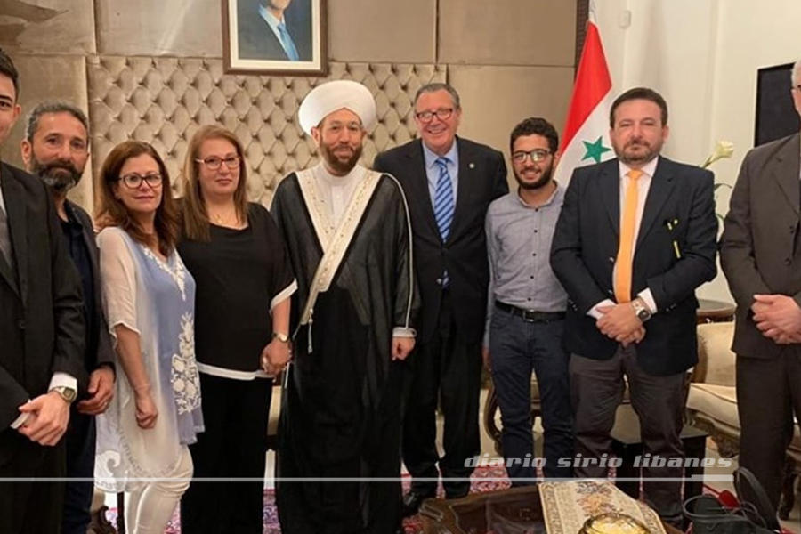 Mufti de Siria recibió a delegación argentina
