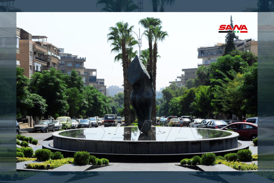 Nueva escultura engalana las calles de Damasco